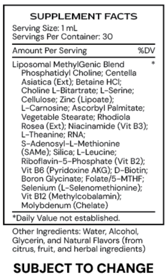 Liposomal MethylGenic