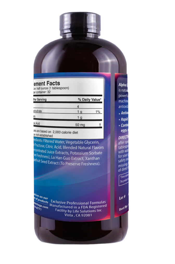 Liquid Alpha Lipoic Acid